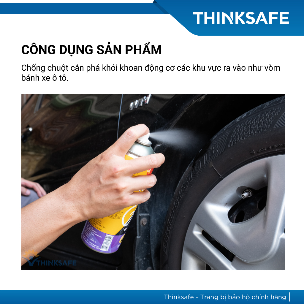 Chai xịt chống chuột 3M cho khoang máy ôtô