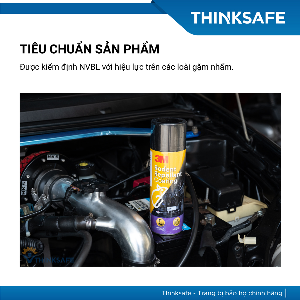Chai xịt chống chuột 3M cho khoang máy ôtô