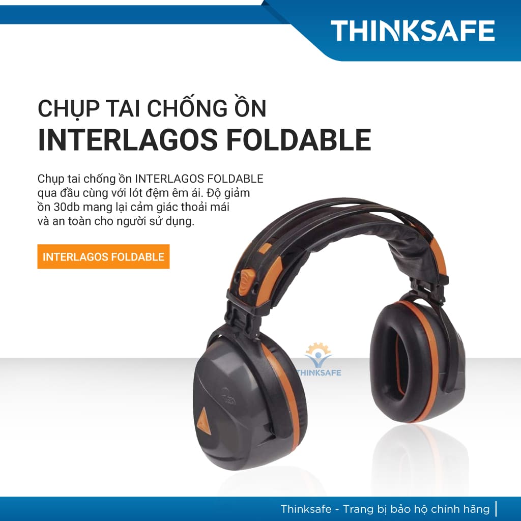 Chụp tai chống ồn Deltaplus Interlagos Foldable