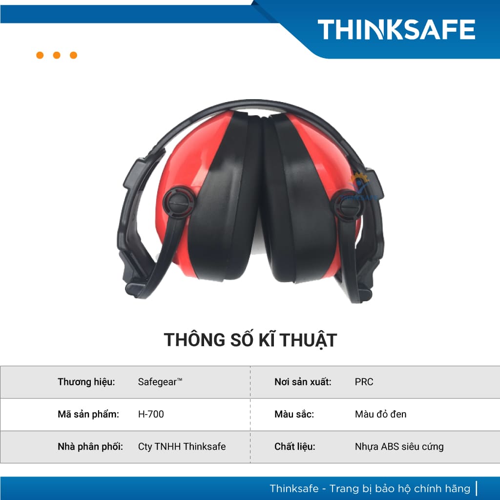 Chụp tai chống ồn Safegear H700