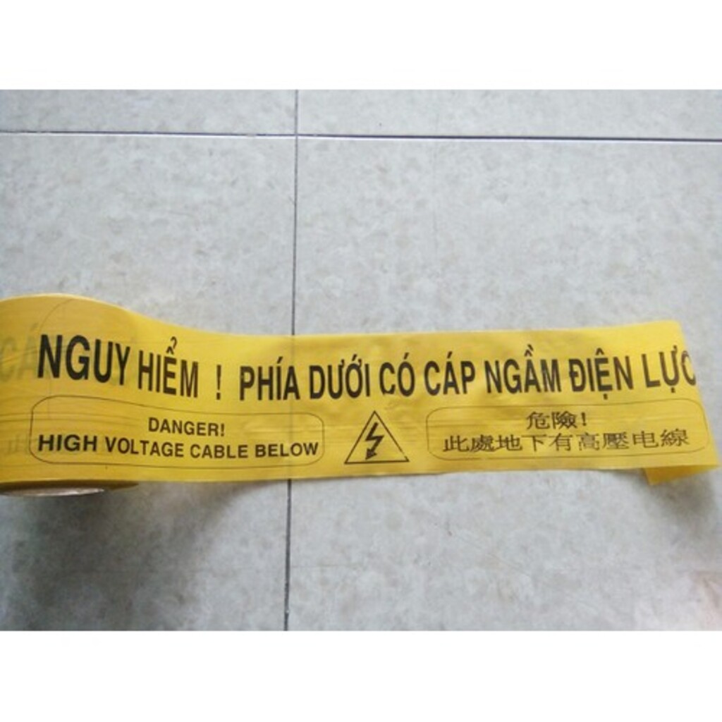 Cuộn Cảnh Bảo Cáp Ngầm cảnh báo