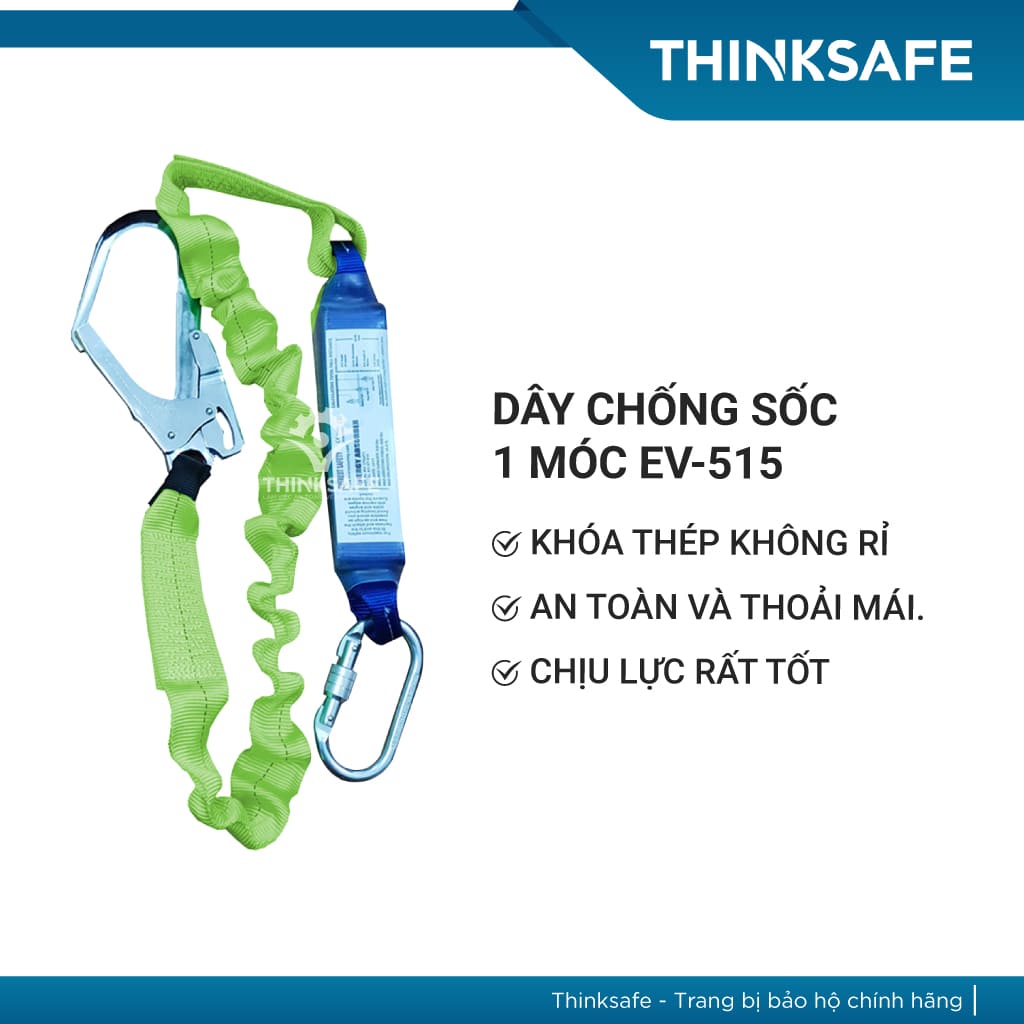 Dây an toàn chống sốc 1 móc EV515