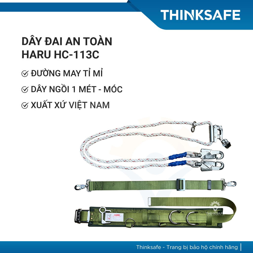 Dây đai an toàn điện lực Haru HC-113C