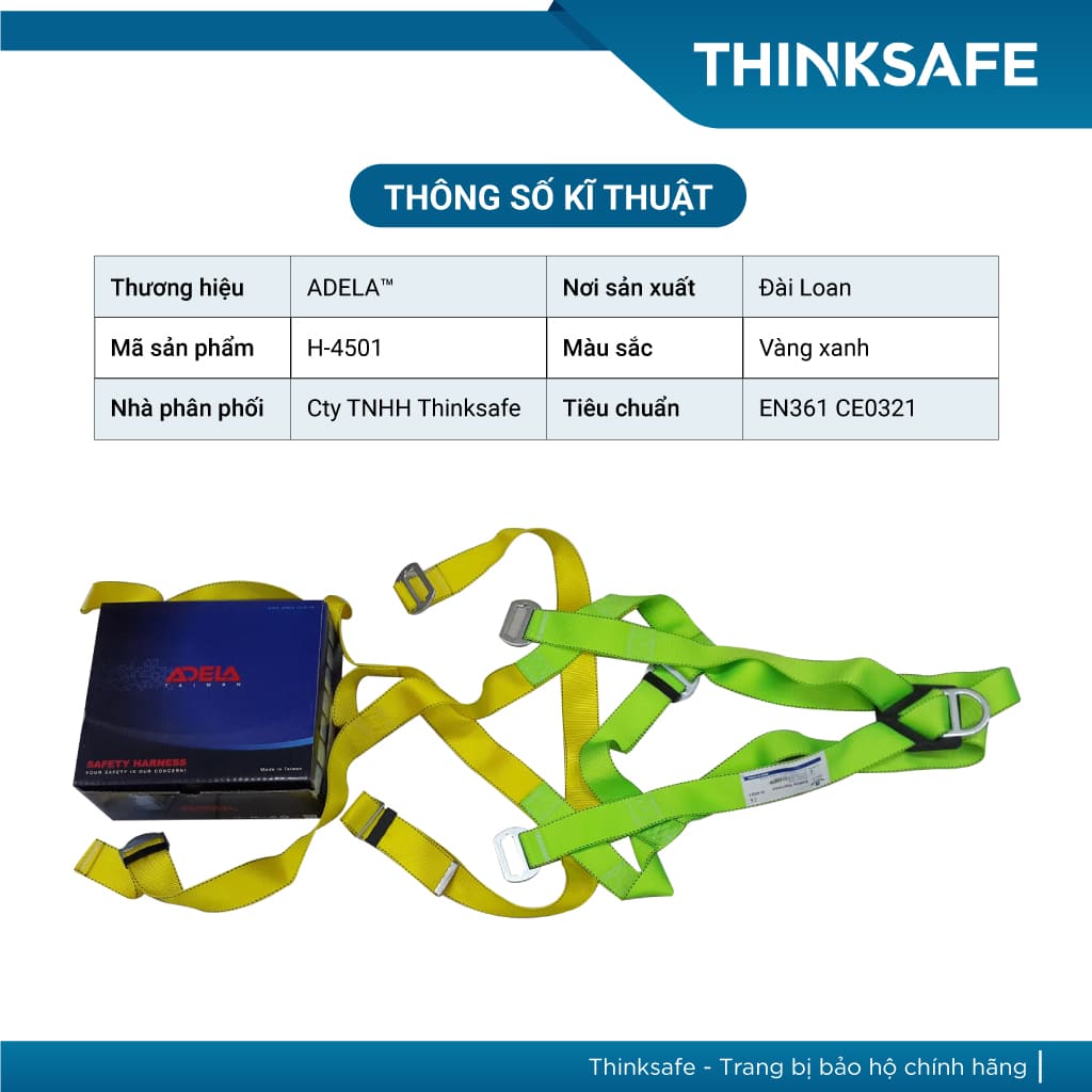 Dây đai an toàn toàn thân ADELA H4501