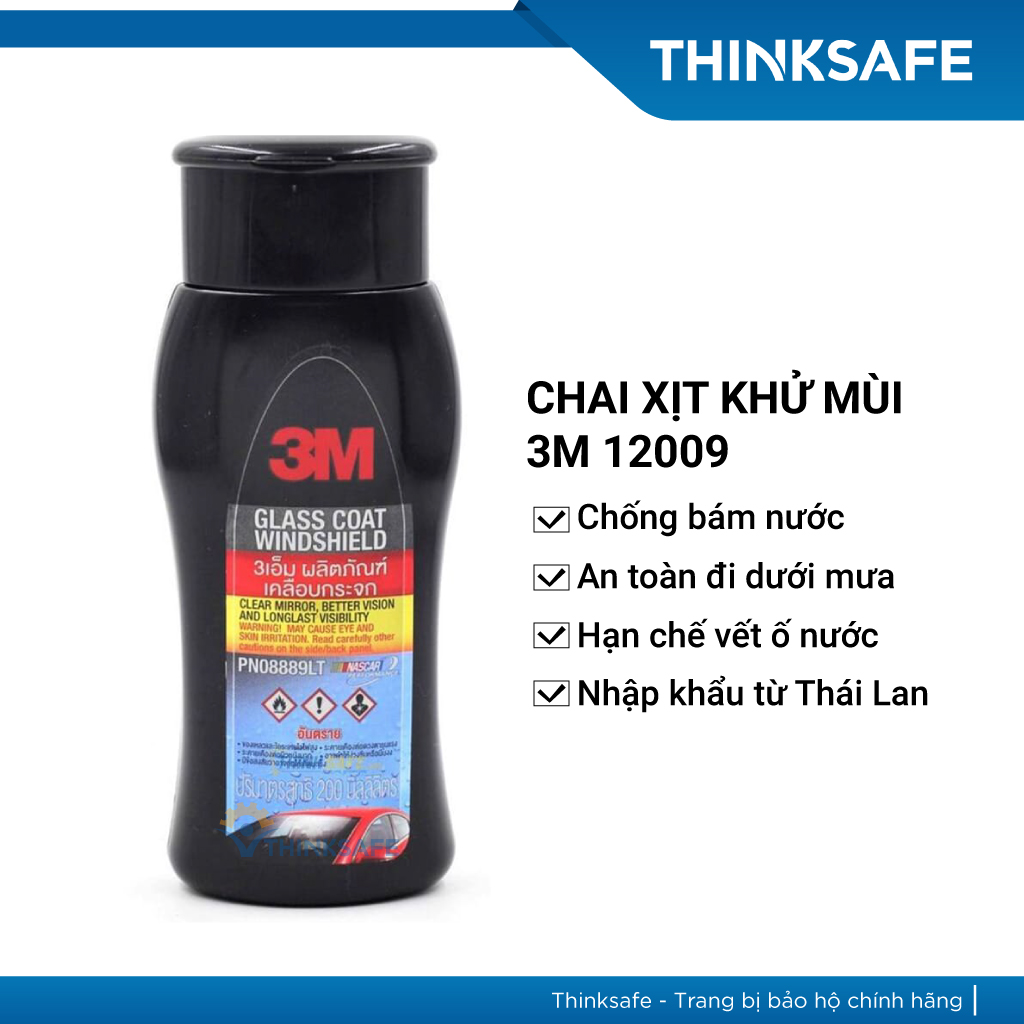 Dung dịch Chống Bám Nước Trên Kính Xe 3M 08889LT