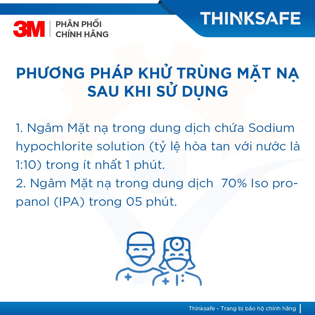 Bộ Mặt Nạ Phòng Độc 3M 6200 Kèm Phin 3M 2097 | Bụi mịn, khói hàn