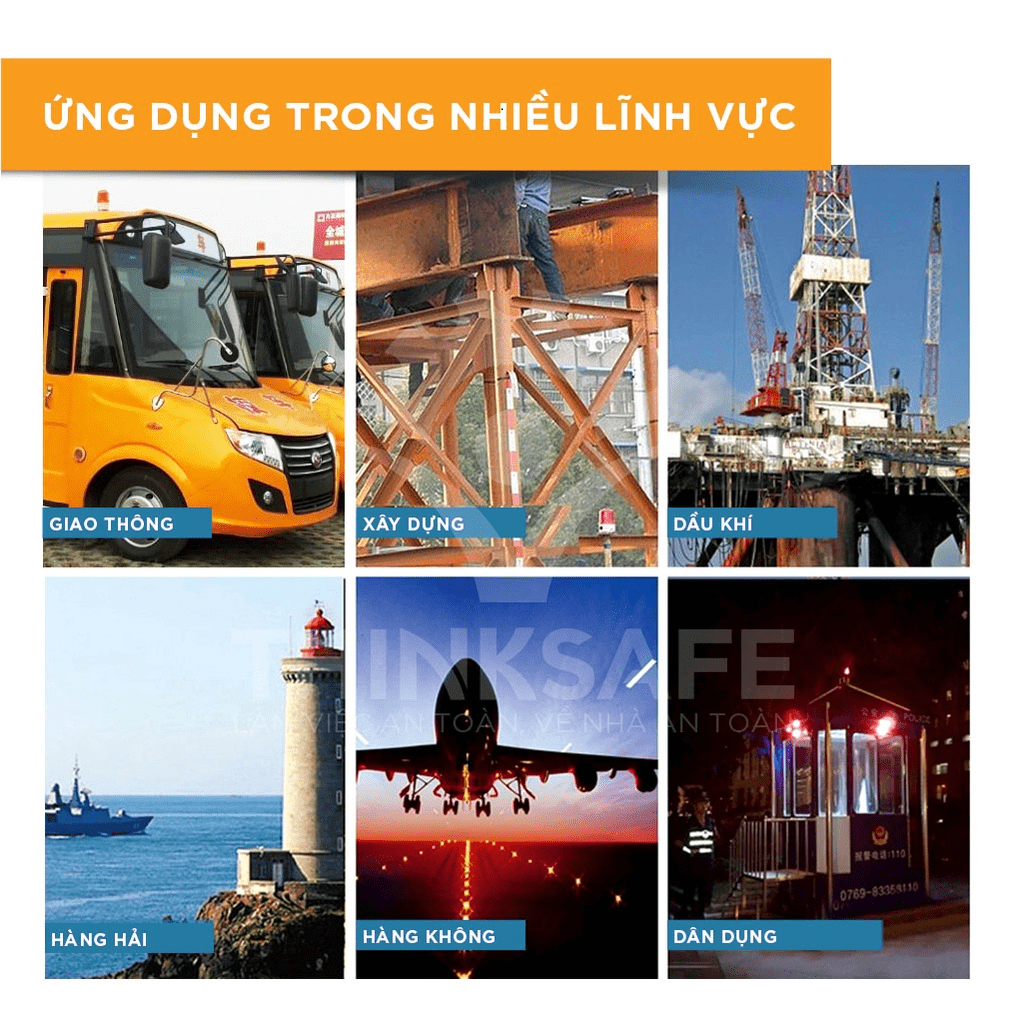 Đèn chớp cảnh báo năng lượng mặt trời