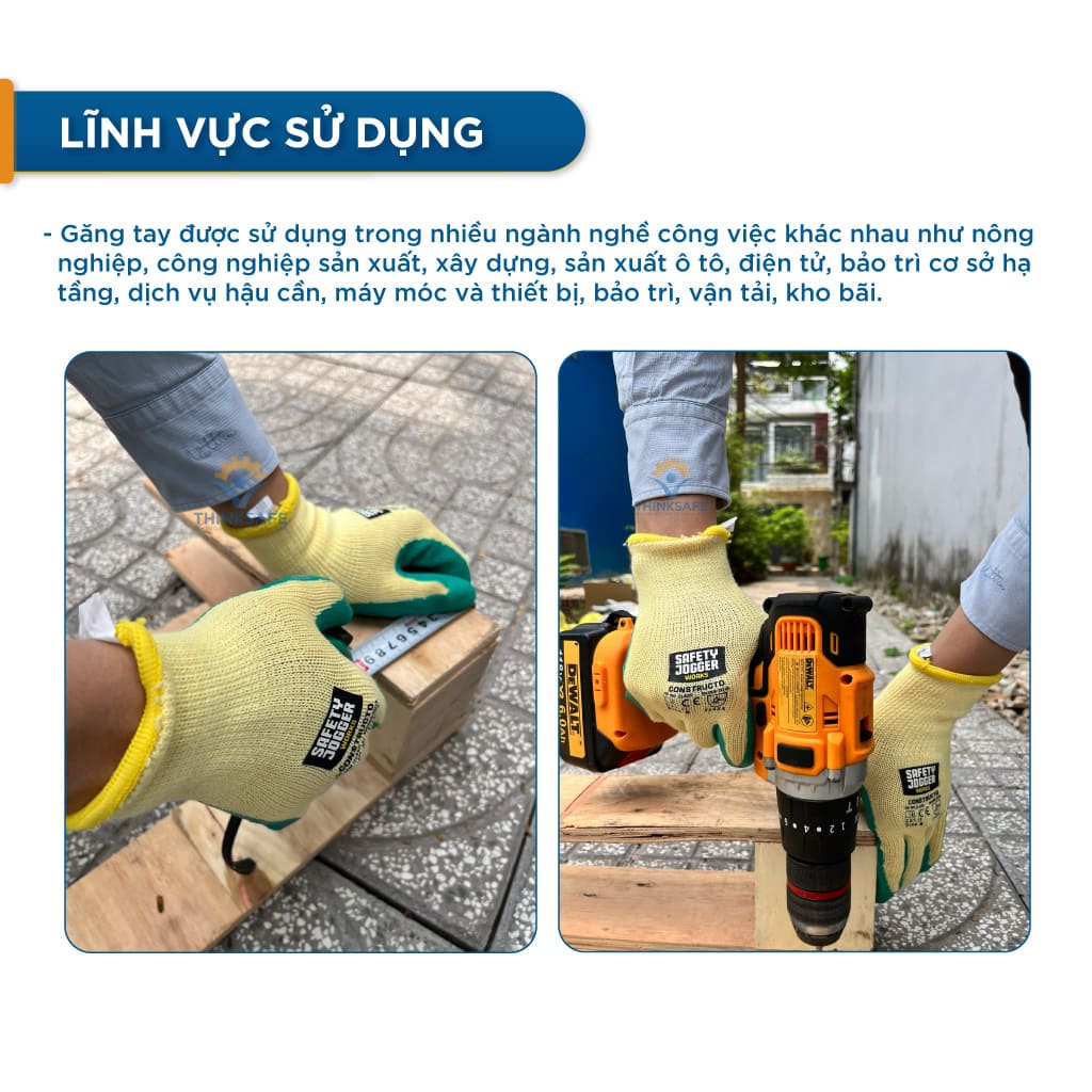 Găng tay bảo hộ đa năng Jogger Constructor | Siêu bám