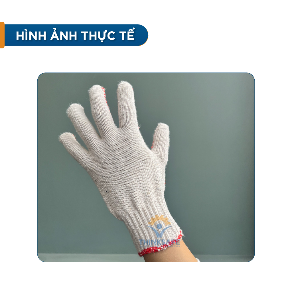 Găng tay phủ hạt nhựa ôm tay GNC