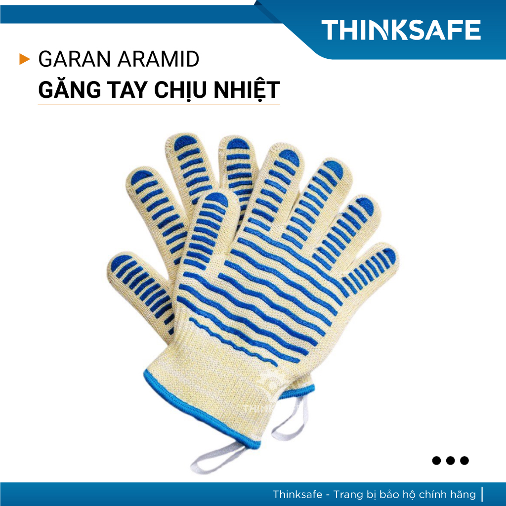 Găng tay chịu nhiệt Aramid 26cm dùng cho lò nướng nhà bếp