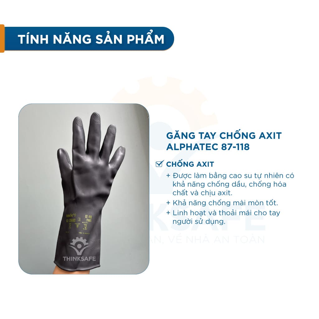 Găng tay chống axit Alphatec 87-118