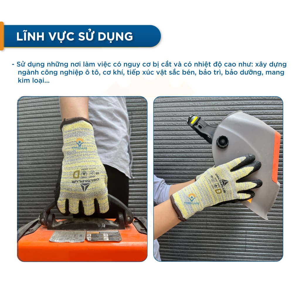 Găng tay bảo hộ chống cắt Deltaplus Venicut52