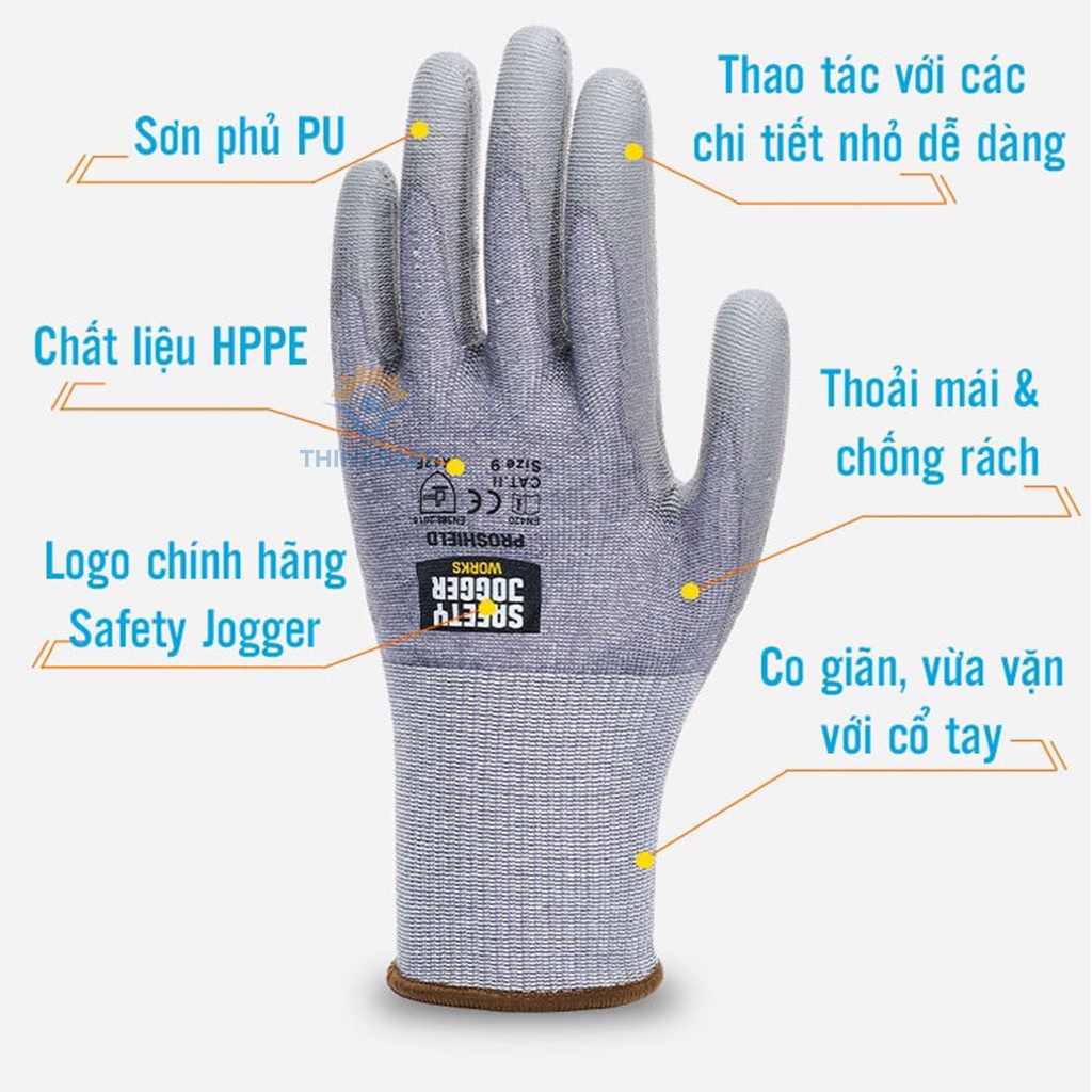 Găng tay chống cắt Jogger Proshield level 5