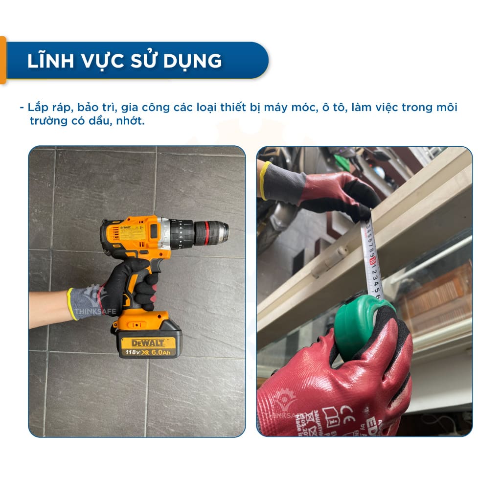 Găng tay chống dầu Ansell 48-919