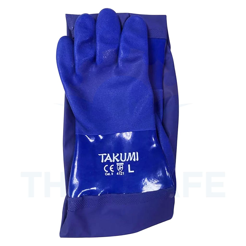 Găng tay chống dầu hoá chất TAKUMI PVC-600X