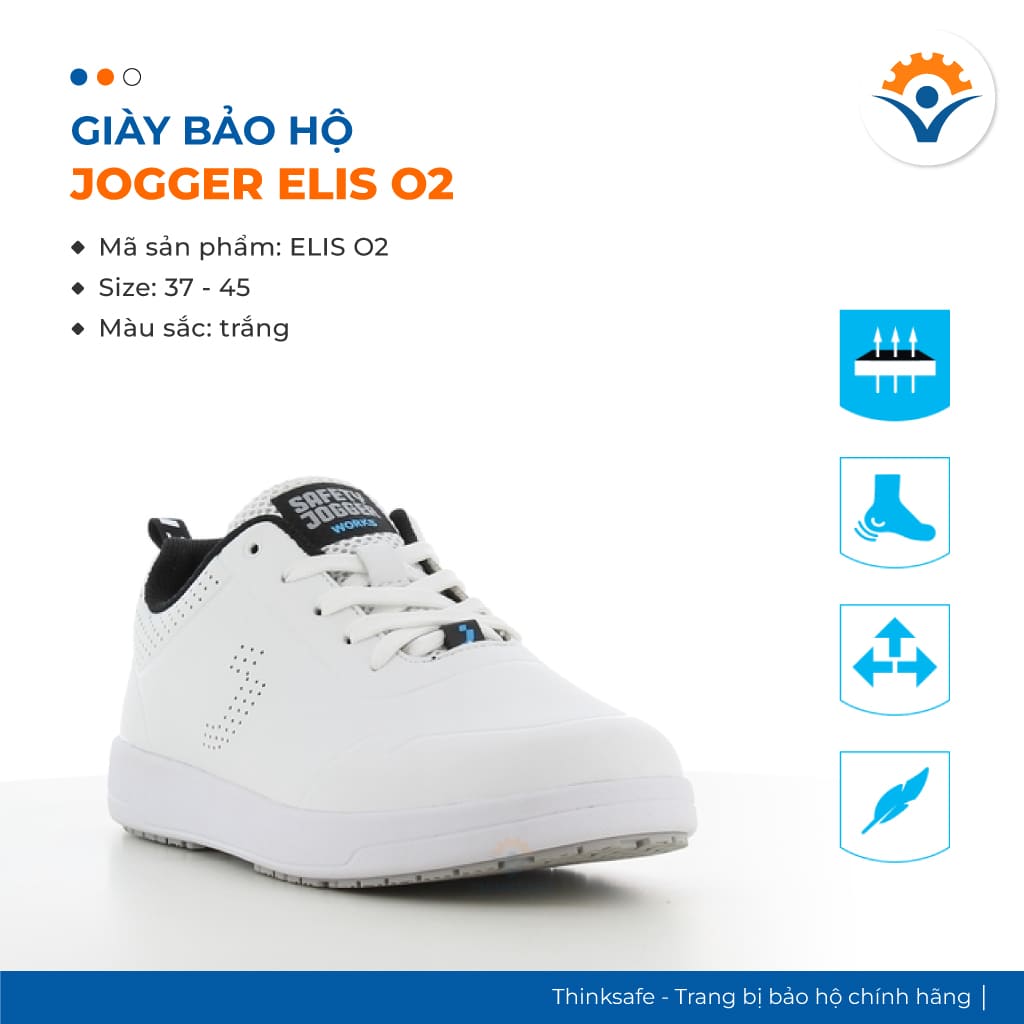 Giày đi trong bệnh viện và bếp SAFETY JOGGER ELIS O2 SRC ESD