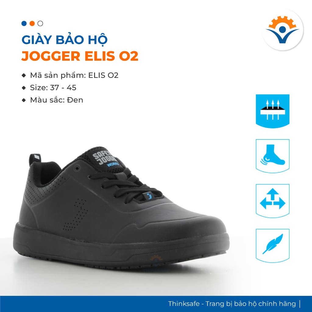 Giày đi trong bệnh viện và bếp safety JOGGER ELIS O2 SRC ESD