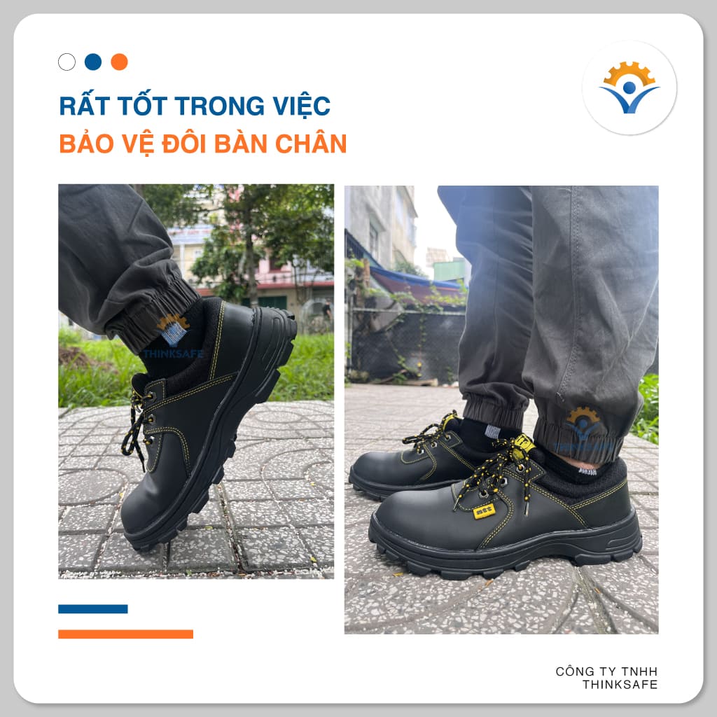 Giày bảo hộ lao động NTT D01 da bò
