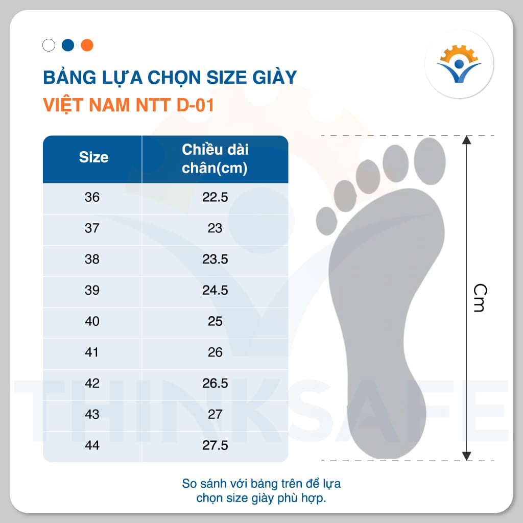Giày bảo hộ lao động NTT D01 da bò