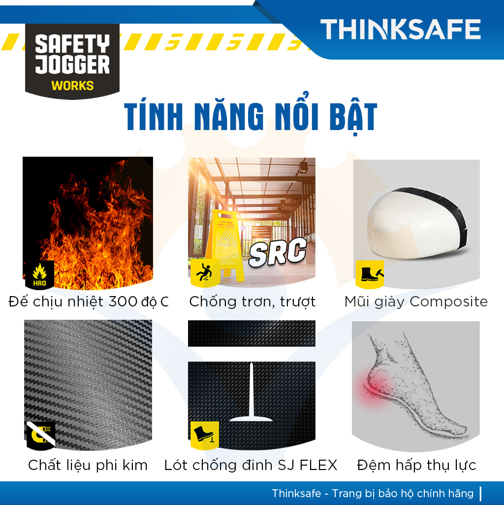 Giày Bảo Hộ Lao Động  Safety Jogger Speedy