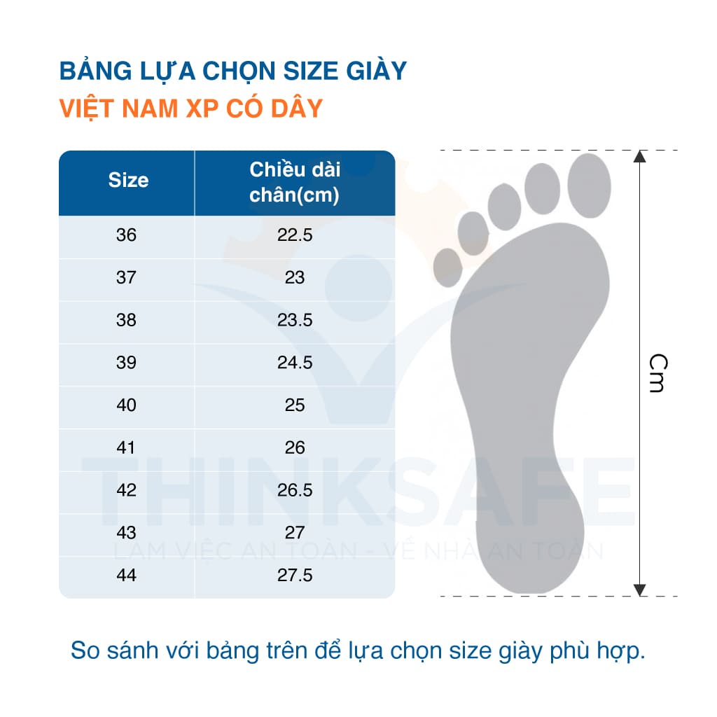 Giày bảo hộ lao động XP có dây | Rẻ, bền, đẹp