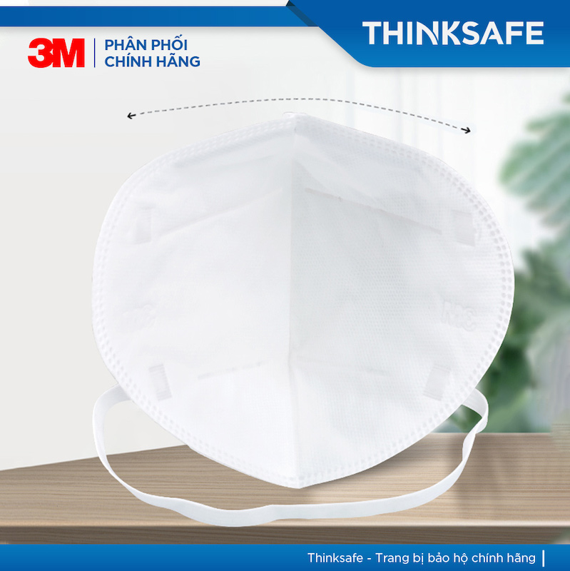 Khẩu Trang N95 3M 9502 Kháng Khuẩn, Bụi Mịn | Dây đeo qua gáy