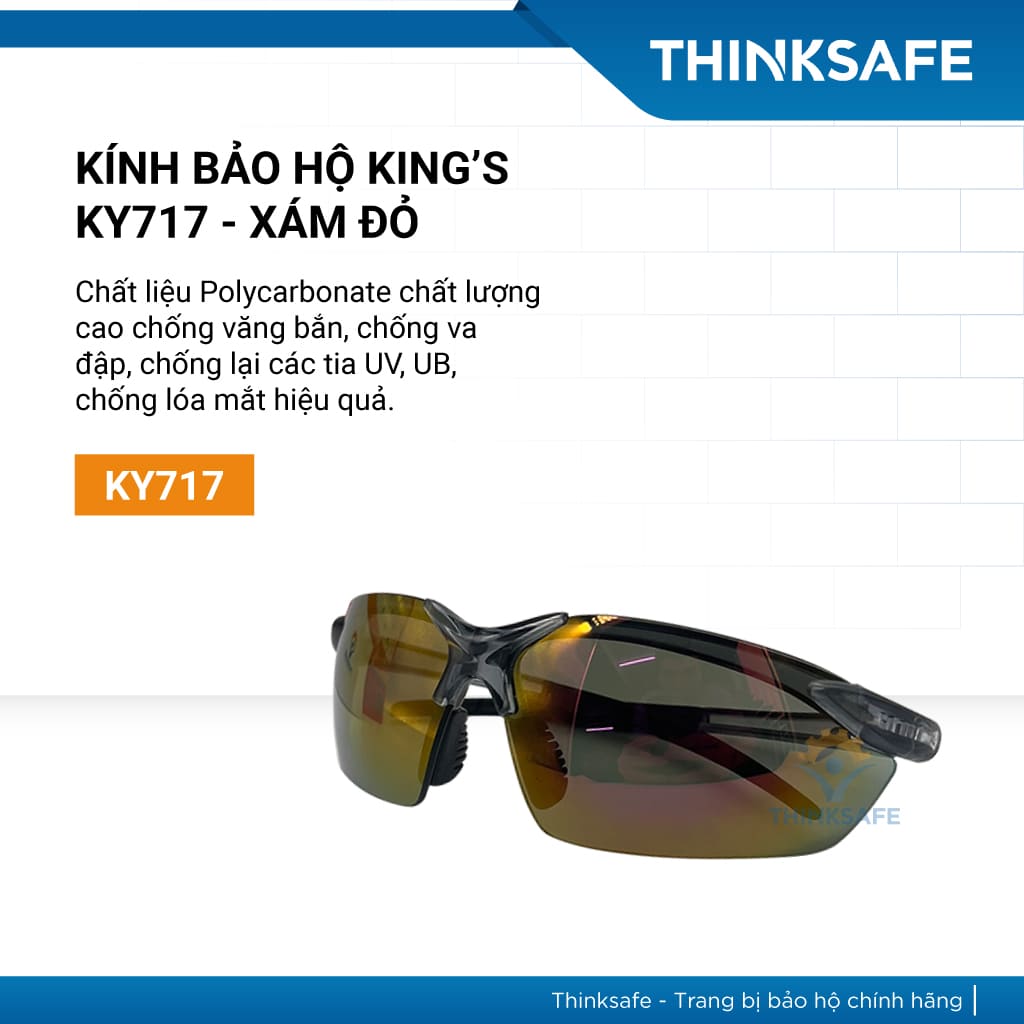 Kính bảo hộ King’s KY717 Chống tia Uv