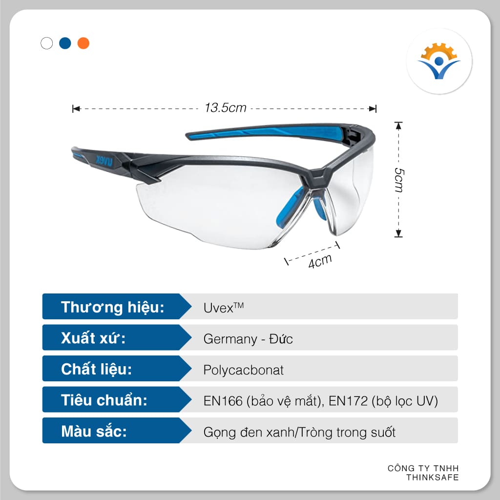 Kính bảo hộ UVEX SUXXEED 9181265