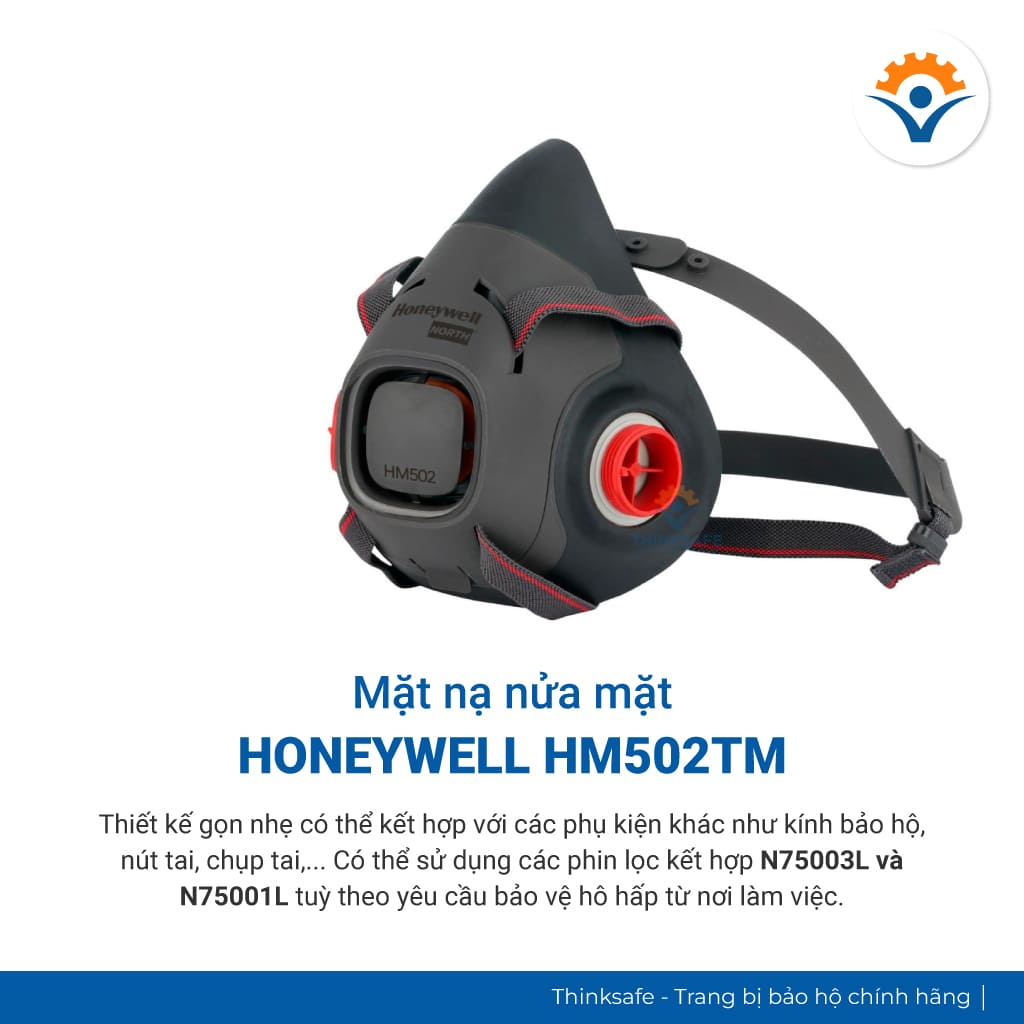 Mặt nạ nửa mặt Honeywell HM502TM, Size M