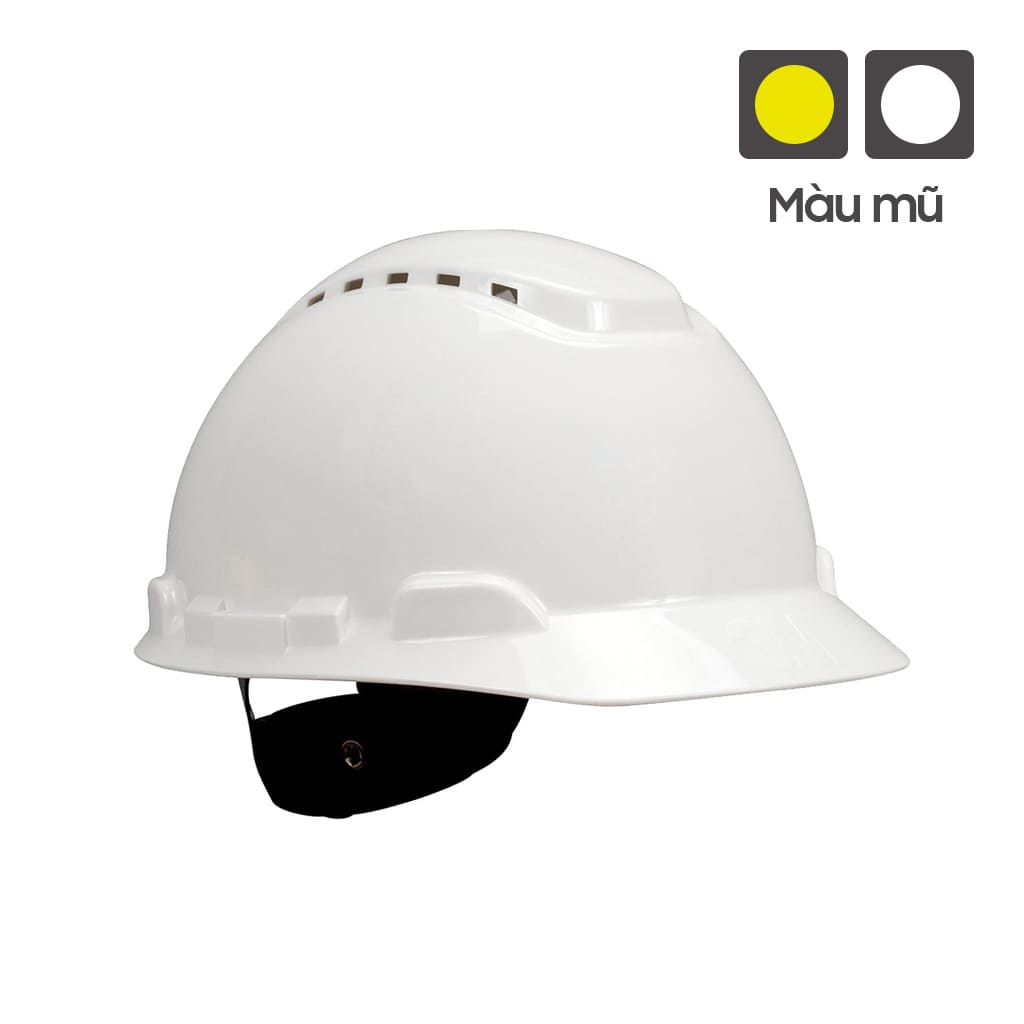 Mũ bảo hộ 3M H701V Có Lỗ màu lựa chọn