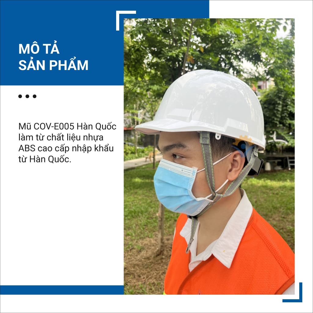 Mũ bảo hộ Hàn Quốc COV E005