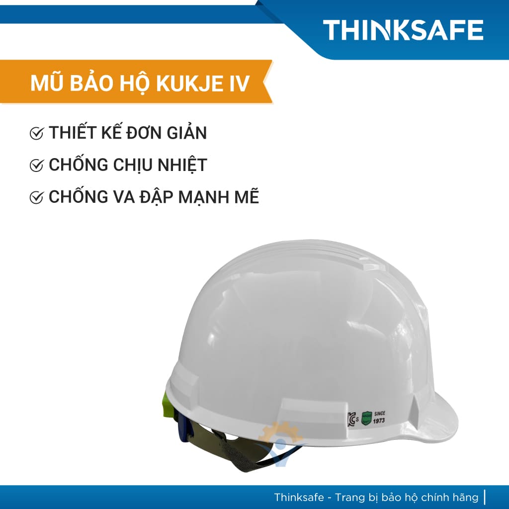 Mũ bảo hộ Hàn Quốc KUKJE IV | Công nhân, kỹ sư