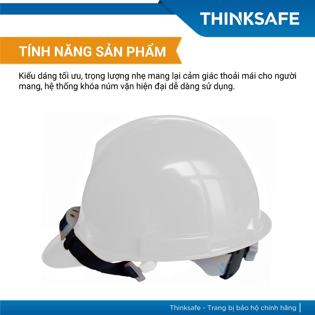 Mũ bảo hộ Thùy Dương N20 | Có núm vặn