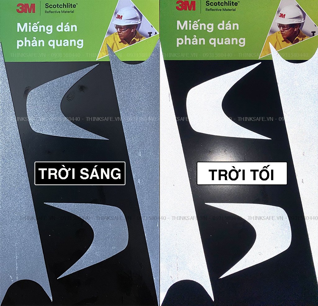 Decal Phản Quang Nón 3M