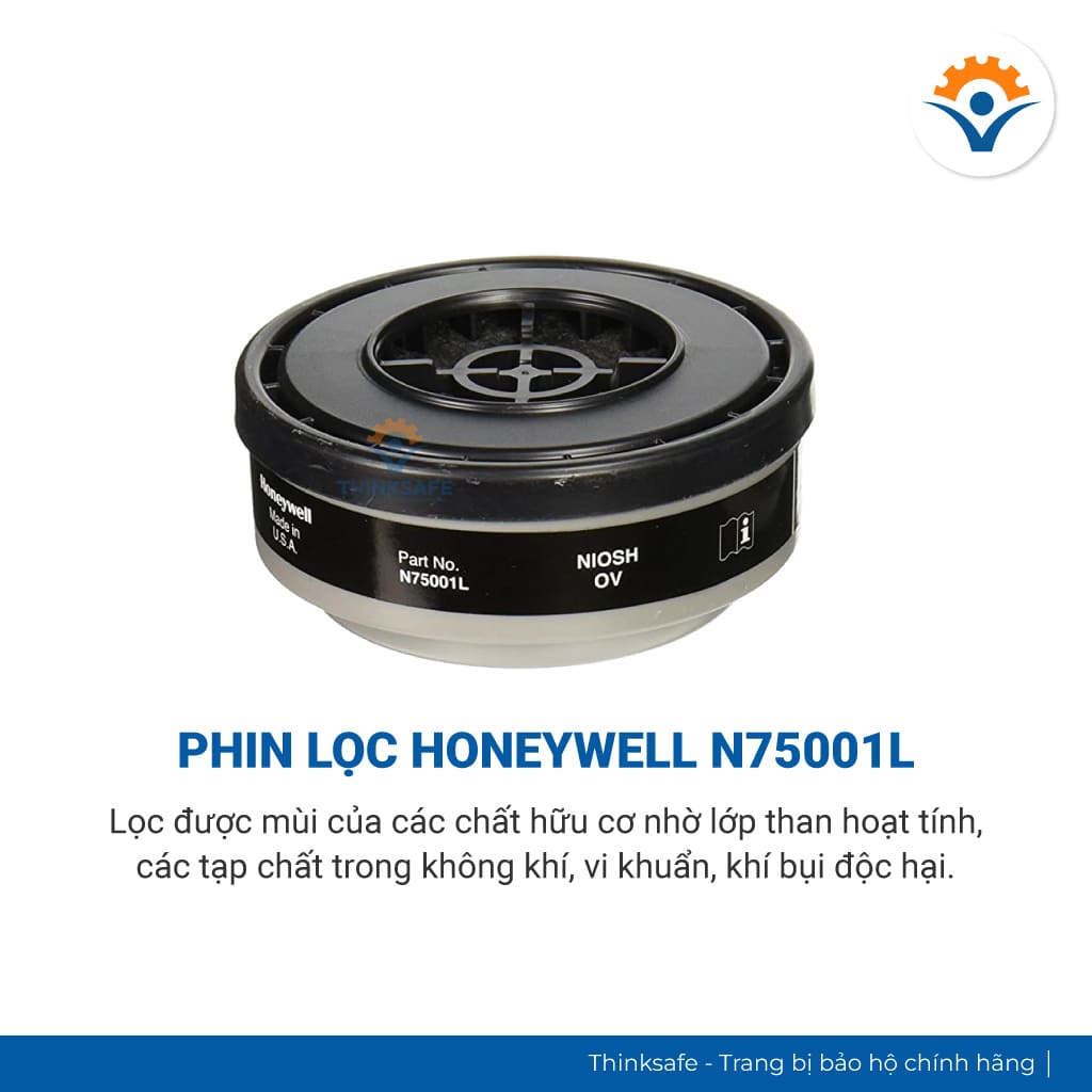 Phin lọc hơi hữu cơ Honeywell N75001L