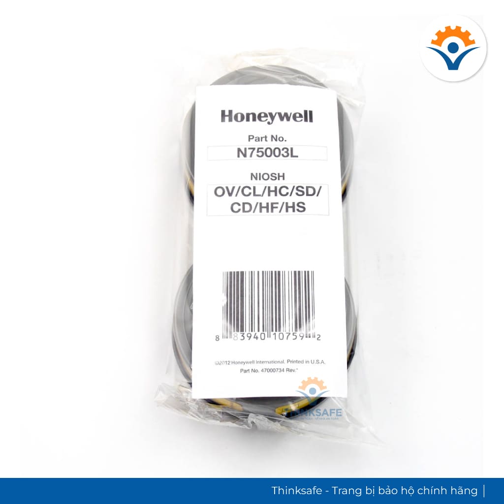 Phin lọc hơi hữu cơ và axit Honeywell N75003L