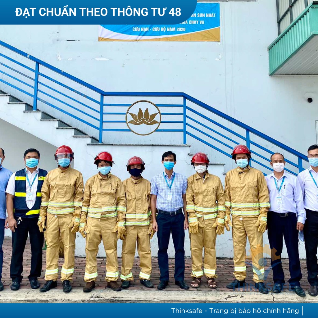 Quần áo PCCC theo Thông Tư 48, Trang bị bảo hộ phòng cháy chữa cháy