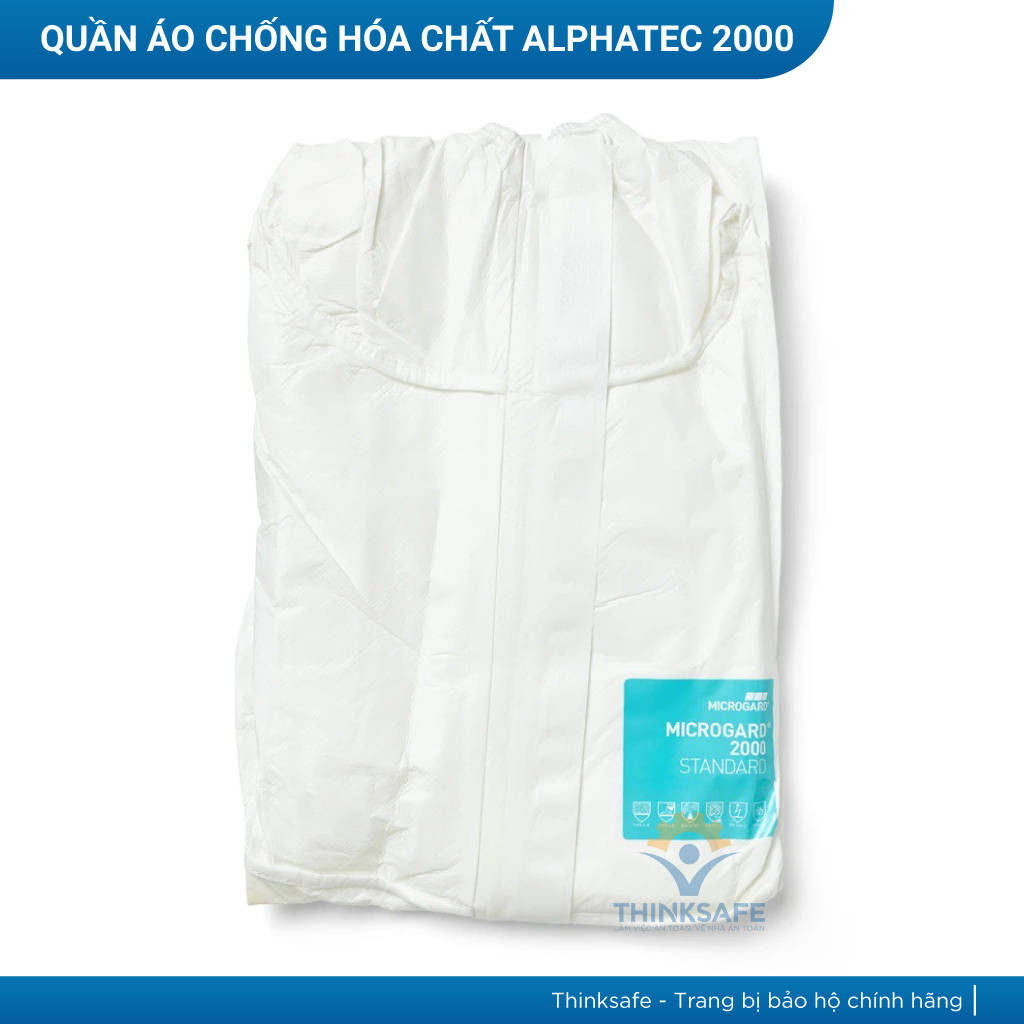 Quần áo bảo hộ chống hoá chất Alphatec 2000