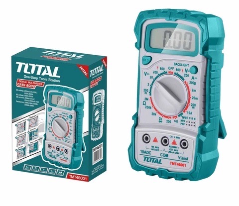 Đồng hồ đo điện vạn năng Total TMT46001 đo điện áp AC/DC từ 200-600V, thiết bị đo điện cầm tay màn hình LCD - Thinksafe
