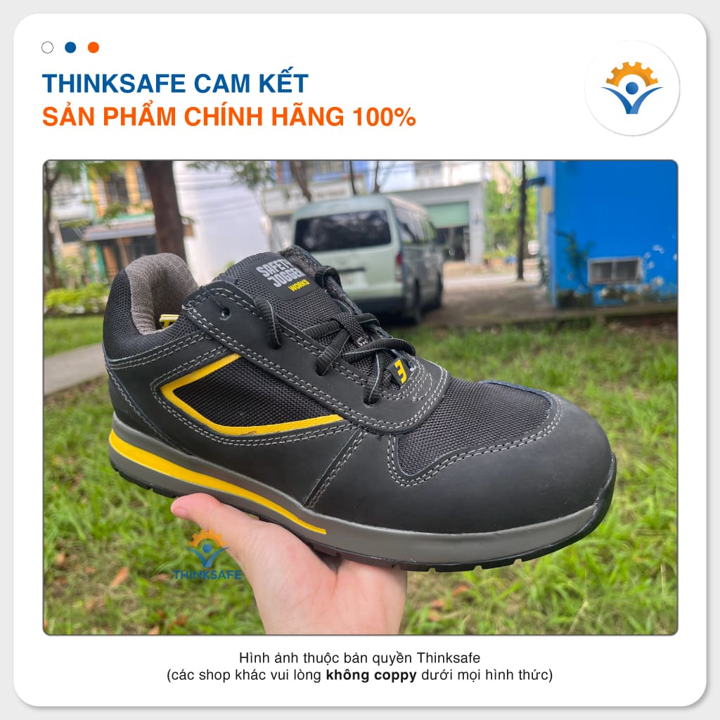 Giày bảo hộ cao cấp Jogger Turbo chống đinh, chống tĩnh điện, siêu nhẹ, chịu nhiệt 300 Giày Jogger chính hãng- THINKSAFE