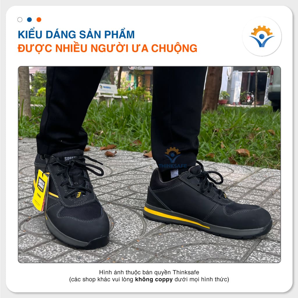 Giày bảo hộ cao cấp Jogger Turbo chống đinh, chống tĩnh điện, siêu nhẹ, chịu nhiệt 300 Giày Jogger chính hãng- THINKSAFE