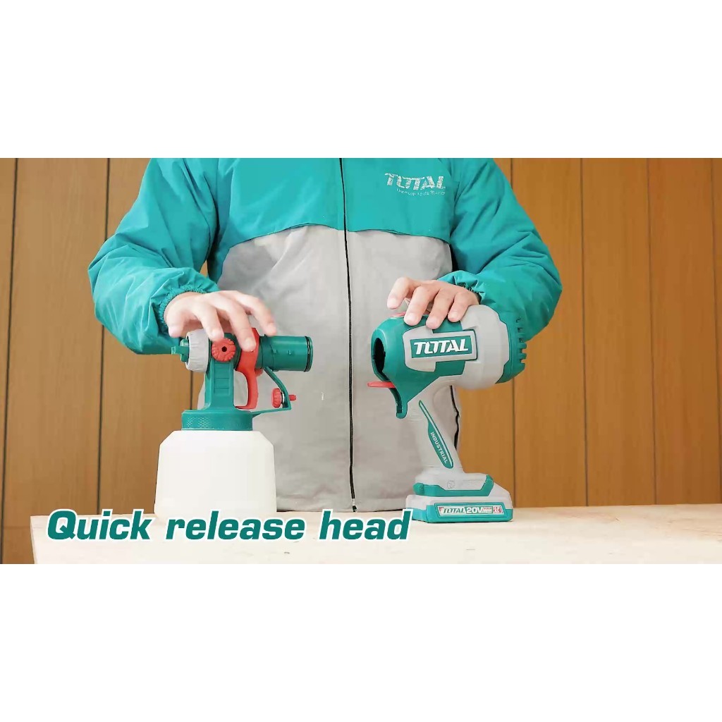 Máy phun sơn dùng pin 20V Total TSGLI20042 (Mẫu Mới)