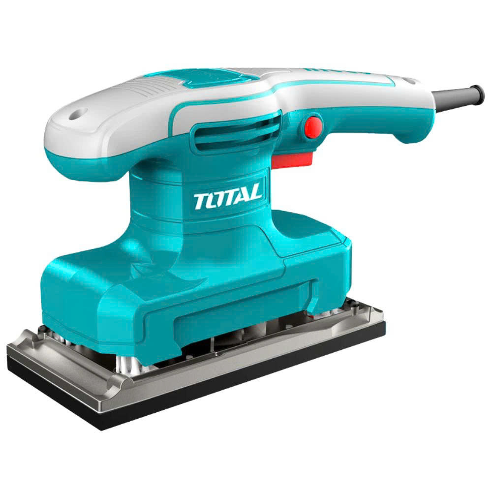 Máy chà nhám hình chữ nhật Total TF1301836 320W, Đế dưới 90mmx180mm, Tặng 5 giấy nhám - Thinksafe