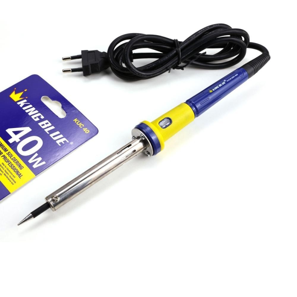 Mỏ hàn thiếc KingBlue KUC40/60/80 công suất 40-80W, chất liệu hợp kim thép Mỏ hàn chì nối vi mạch, linh kiện điện tử