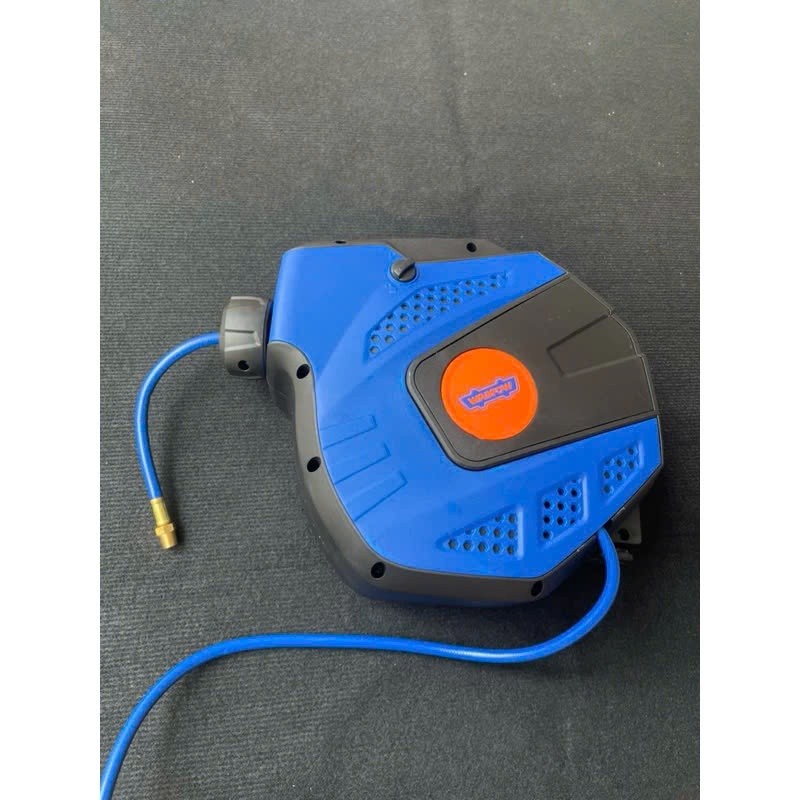 Cuộn dây hơi tự rút 14m WADFOW WAZ3515 kích thước ống 1/4 inch, ống pvc áp suất làm việc 250psi, có khóa an toàn