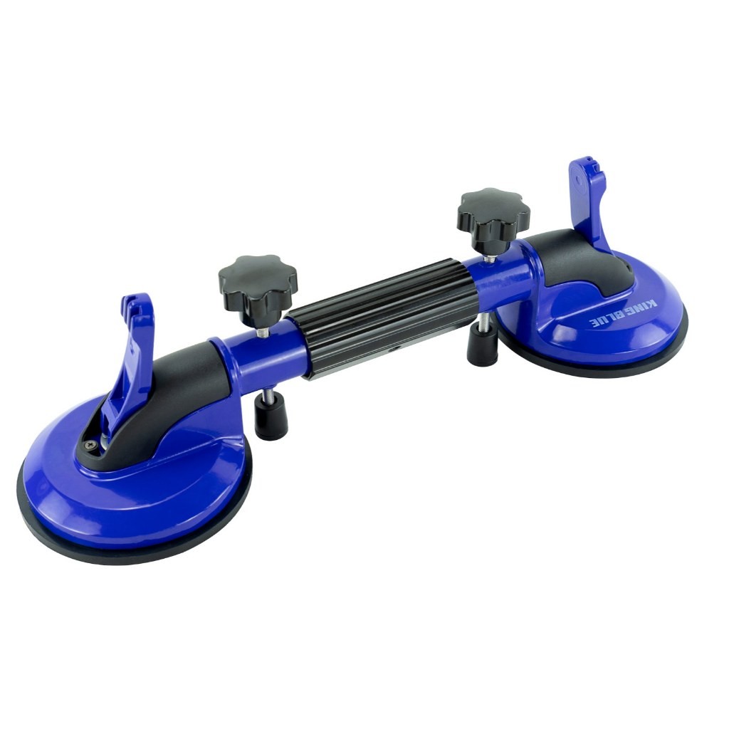 Hít kính, hút gạch cầm tay KingBlue loại 1 chấu/ 2 chấu Giác hút kính lực hút 50-140kg, chất liệu hợp kim nhôm cao cấp