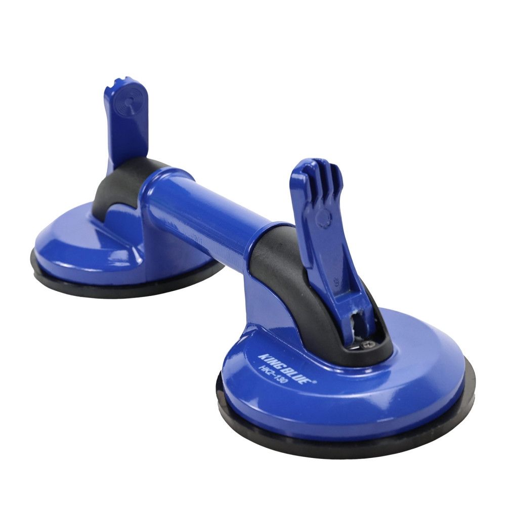 Hít kính, hút gạch cầm tay KingBlue loại 1 chấu/ 2 chấu Giác hút kính lực hút 50-140kg, chất liệu hợp kim nhôm cao cấp