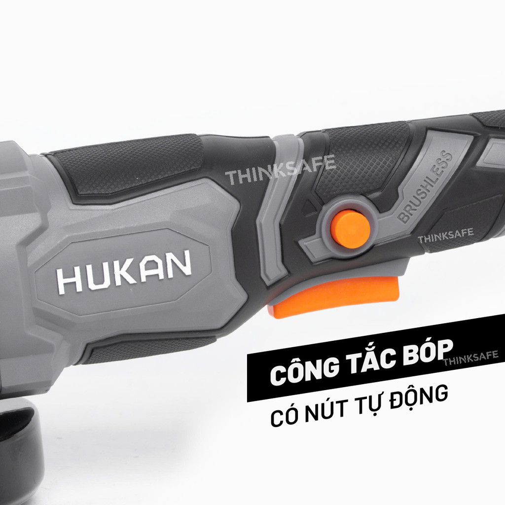 Máy mài góc Hukan G1-AG5700S đĩa 100mm, 3 tốc độ Máy cắt pin mẫu mới, giá rẻ không chổi than