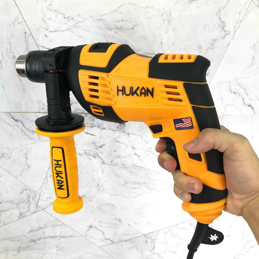 Máy Khoan Điện Hukan HK-ID550 và HK-ID750W, Công suất 550W-750W, Lõi Đồng, Máy khoan tường, sắt, gỗ - Thinksafe