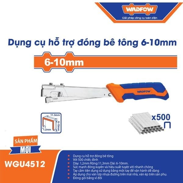 Dụng cụ hỗ trợ đóng đinh bê tông 6-10mm WADFOW WGU4512